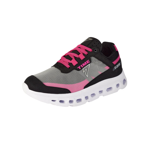 Tenis para Dama TIME 2419-3 Comodidad y Estilo en Rosa y Negro
