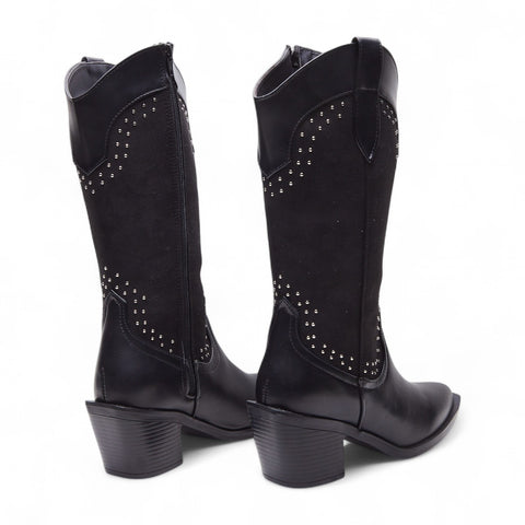 Bota Vaquera Casual Para Dama Estilo 7580