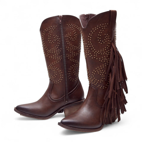 Bota Vaquera Casual Para Dama Estilo 8025