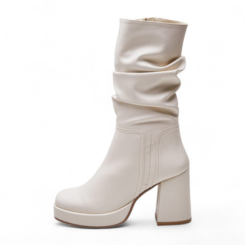 Bota Casual Para Dama Estilo 8518 Tacon 12cm