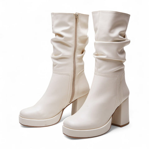 Bota Casual Para Dama Estilo 8518 Tacon 12cm