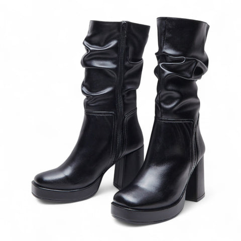 Bota Casual Para Dama Estilo 8518 Tacon 12cm