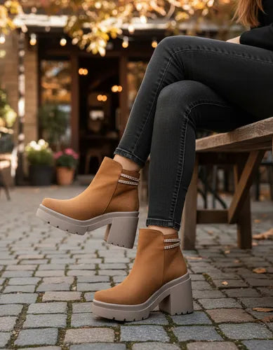 Bota Botin Para Dama Estilo 0450