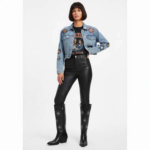 Bota Alta Casual Para Dama Estilo 2081