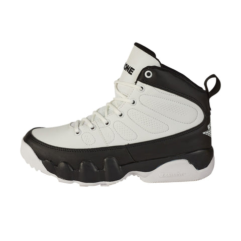 Tenis de Caballero Modelo 0002: Estilo y Comodidad en Blanco y Negro