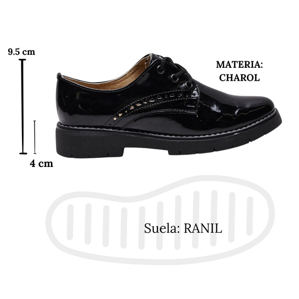 Zapato Escolar Para Dama Estilo 0235