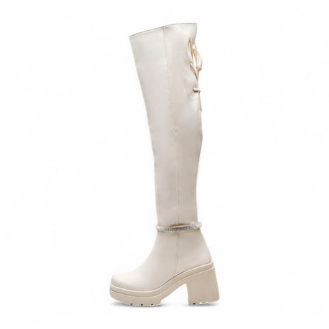 Bota Alta Para Dama Estilo 0355