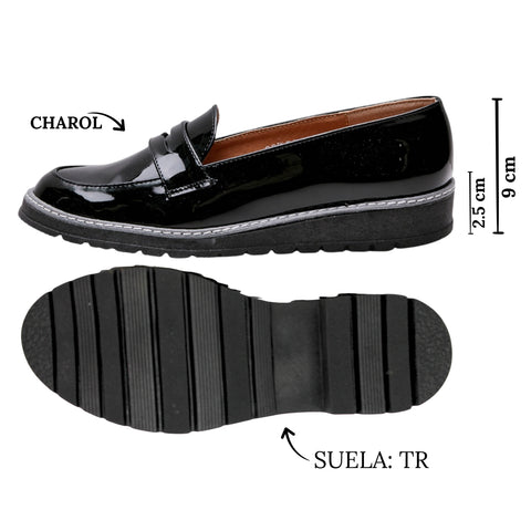 Zapatos Escolar Para Dama Estilo 0400
