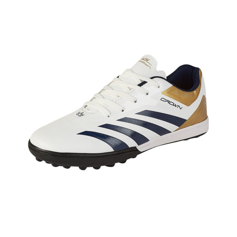 Tenis de Fútbol para Caballero Modelo 0515 en Color Azul con Detalles en Blanco y Rojo, Diseño Deportivo y Tracción Superior