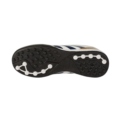 Tenis de Fútbol para Caballero Modelo 0515 en Color Azul con Detalles en Blanco y Rojo, Diseño Deportivo y Tracción Superior