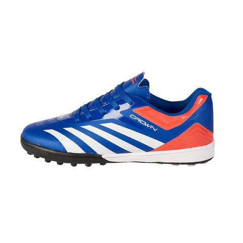 Tenis de Fútbol para Caballero Modelo 0515 en Color Azul con Detalles en Blanco y Rojo, Diseño Deportivo y Tracción Superior