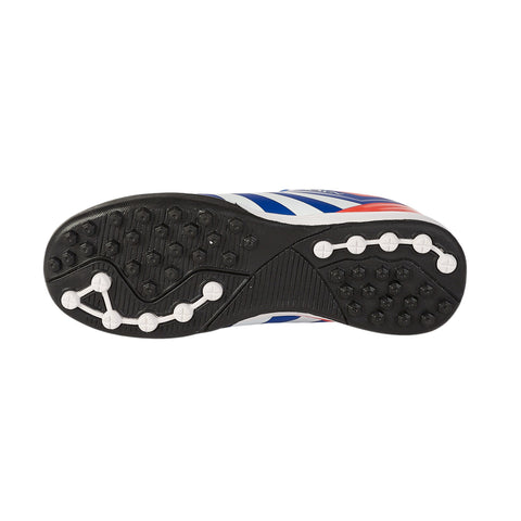 Tenis de Fútbol para Caballero Modelo 0515 en Color Azul con Detalles en Blanco y Rojo, Diseño Deportivo y Tracción Superior