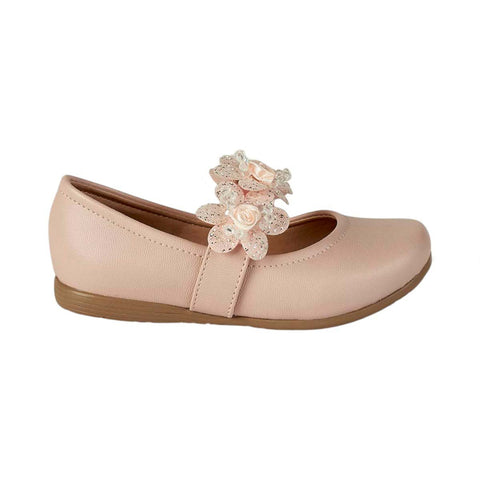 Elegancia Floral: Zapatos de Niña Modelo 0987