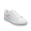 Tenis Casual para Dama en Color Blanco con Detalles de Corazones y Brillantes – Estilo y Glamour en Cada Paso 1325