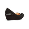 Zapato De Plataforma Color Negro Para Mujer 1430 O-i