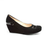 Zapato De Plataforma Color Negro Para Mujer 1430 O-i