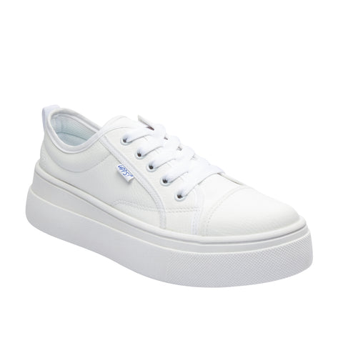 Tenis Casual para Dama Modelo 2032 - Elegancia y Confort en Blanco