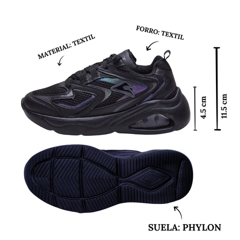 Tenis De Plataforma Casual Para Dama Estilo 2466