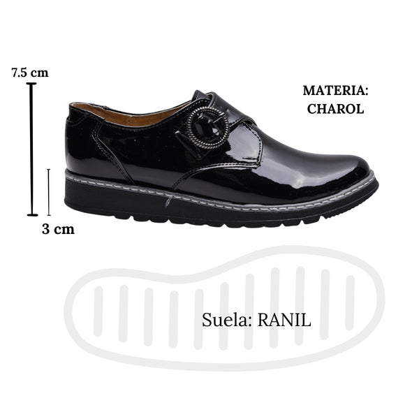 Zapato Escolar Para Dama Estilo 0249