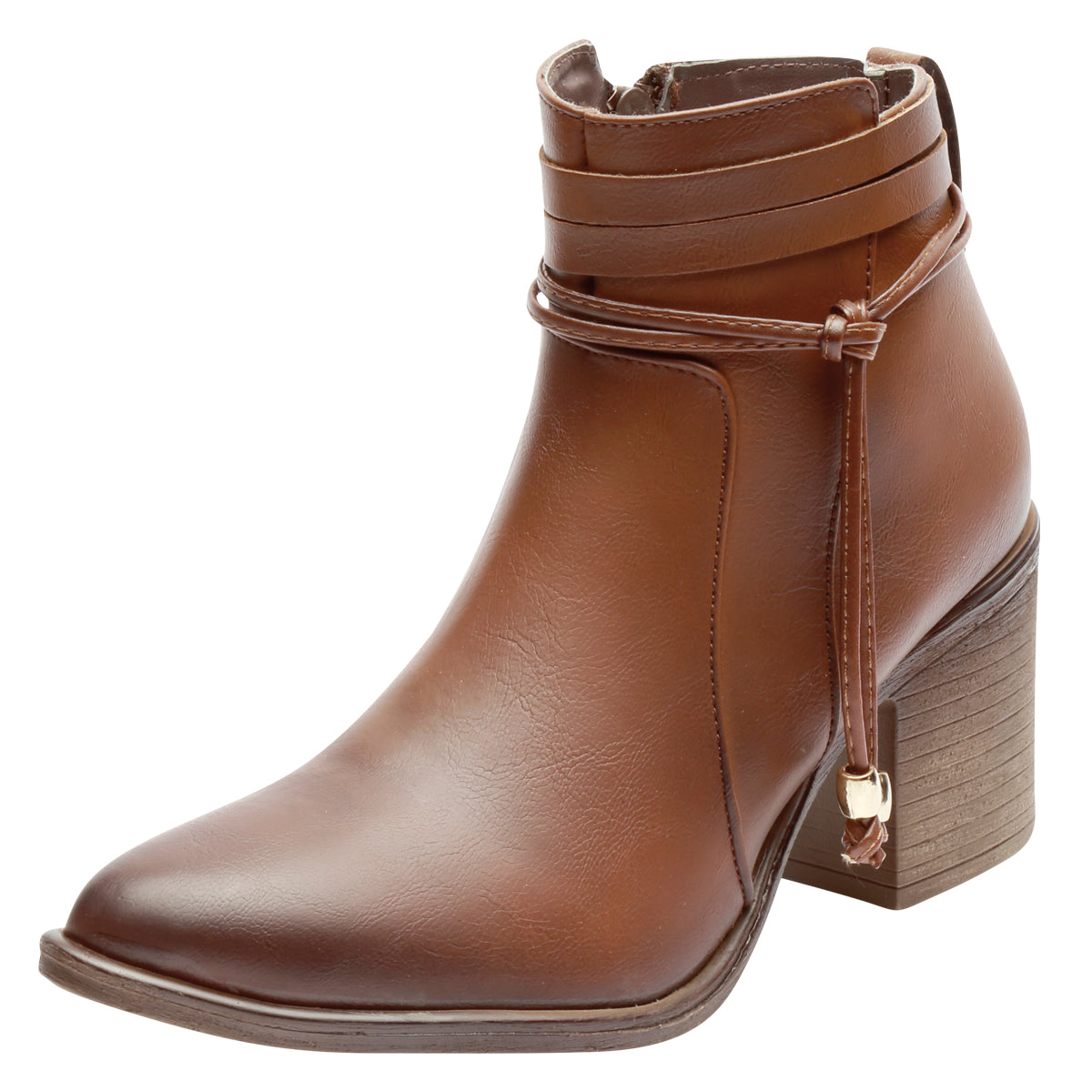 Bot n Color Camel Con Tac n Para Mujer Bella Shoes 3004 O i