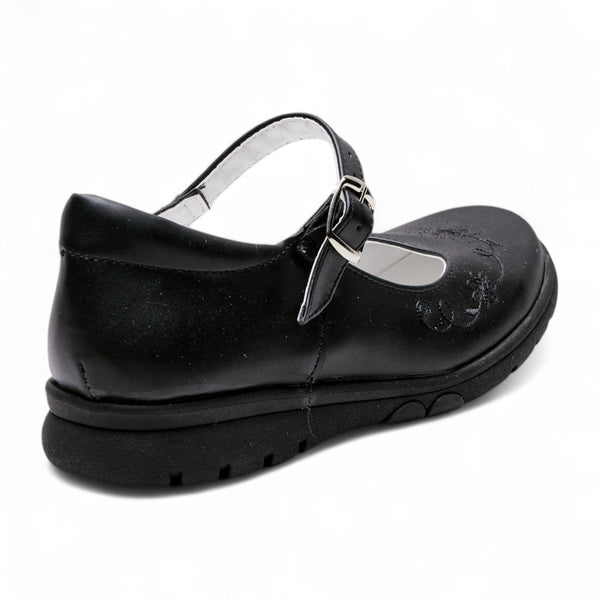 Zapato Escolar Para Dama Color Negro Estilo 0480