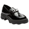 Zapato Casual Negro De Charol Para Mujer 0489 O-i
