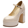Zapatilla De Plataforma color maquillaje Para Mujer Bella Shoes 5200 O-i