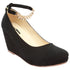 Zapato Negro Con Plataforma Para Mujer 0569 O-i