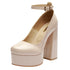 Zapatilla Con Plataforma Para Mujer Bella Shoes 80-100 O-i