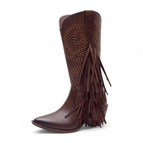 Bota Vaquera Casual Para Dama Estilo 8025