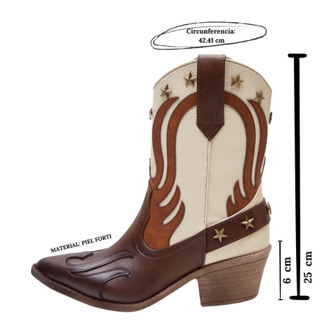 Bota Vaquera Para Dama Estilo 8065