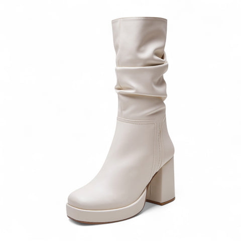 Bota Casual Para Dama Estilo 8518 Tacon 12cm