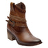Botín Color Camel Vaquero Para Mujer Bella Shoes 0858