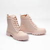 Botas Casuales Rosas Combat Boots Para Mujer 93142 O-i