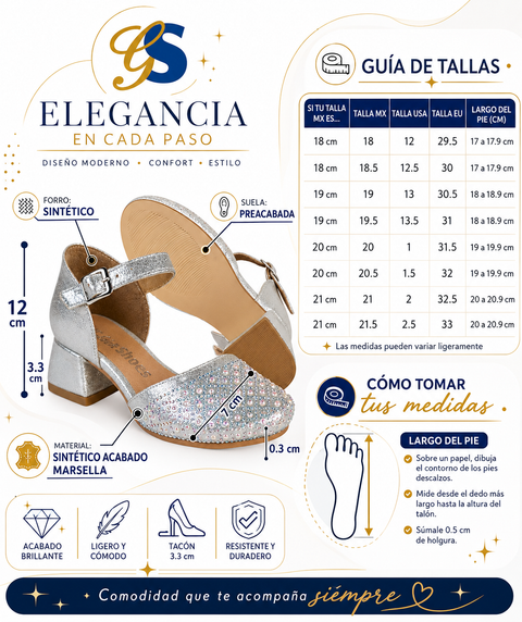 ZAPATILLA NIÑA GS MO3000