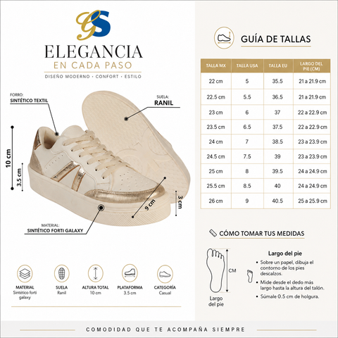 TENIS DAMA GS MA500