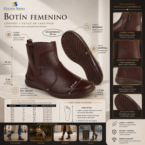 BOTIN DAMA GD 48310