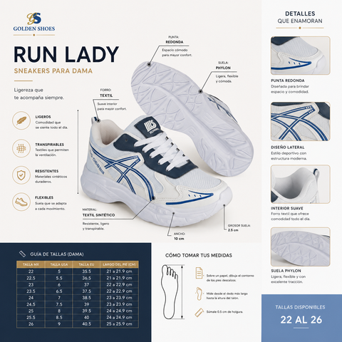 TENIS DAMA GS 0068