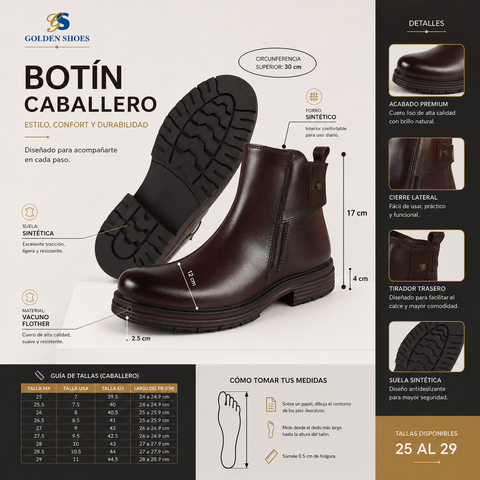 BOTIN CABALLERO GS 3900-PC