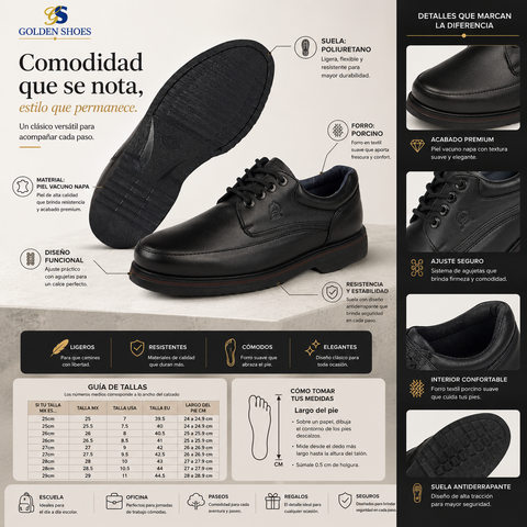 ZAPATO CABALLERO GS 0505