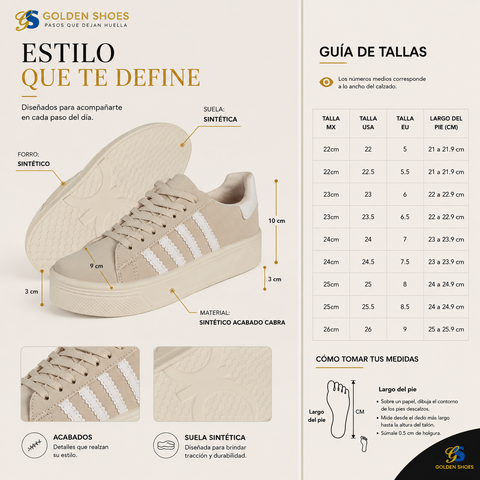 TENIS DAMA GS 0100