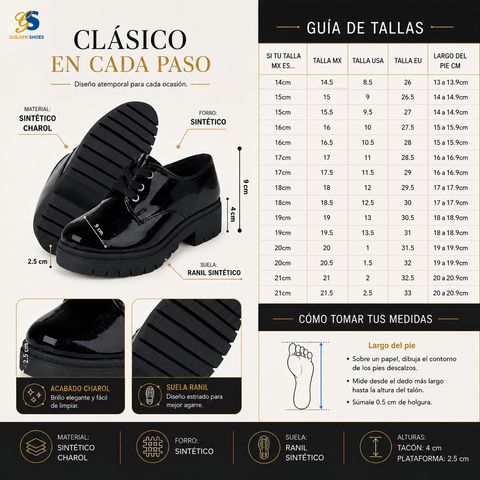 ZAPATO NIÑA GS 0210