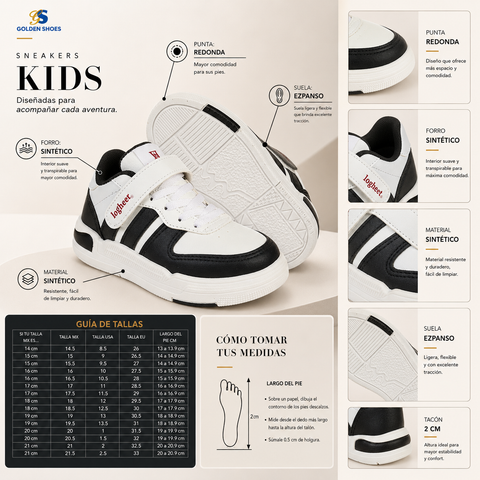 TENIS CASUAL NIÑO GS 1001