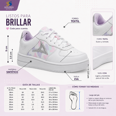 TENIS NIÑA PIRMA 5002