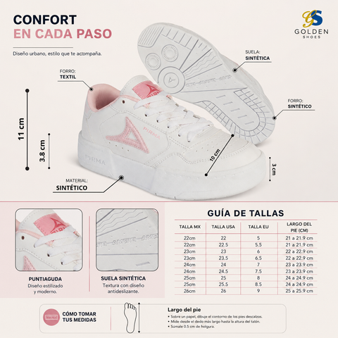 TENIS PIRMA DAMA GS 5083