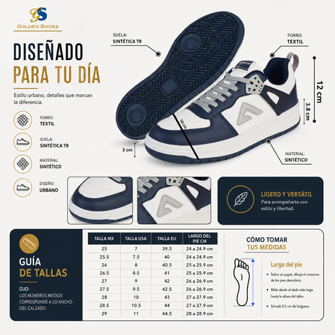 TENIS CABALLERO GS 7159