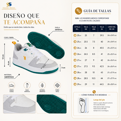 TENIS CABALLERO GS 7160