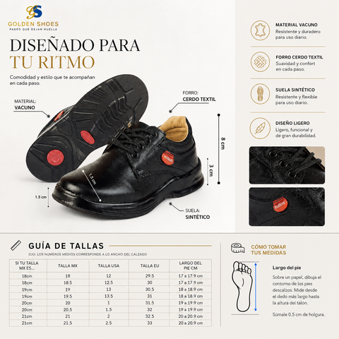 ZAPATO CABALLERO GS 7716
