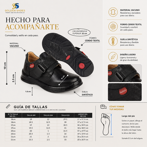 ZAPATO NIÑO GS 7806