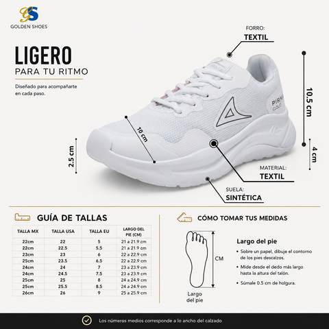 TENIS DAMA PIRMA 8517